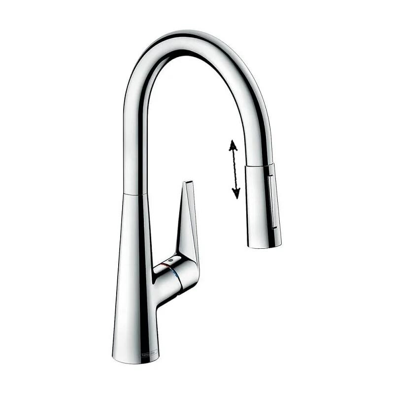 Изображение товара Смеситель для кухонной мойки Hansgrohe Talis с вытяжным изливом хром