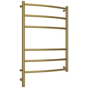 Изображение товара Полотенцесушитель электрический Сунержа Галант 3.0, высота 80 см, ширина 60 см, диммер слева/справа, цвет состаренная латунь, 051-5800-8060/051-5801-8060