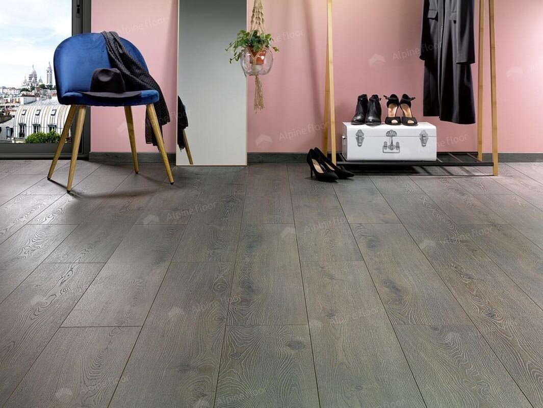 Изображение товара Ламинат Alpine Floor Homflor Patio, 542, планка 19.2 х 128.6 см, декор Volcano, замковый, 8 мм