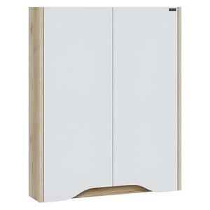 Изображение товара Шкаф подвесной СаНта Сатурн 60 см корпус дуб австрийский фасад белый