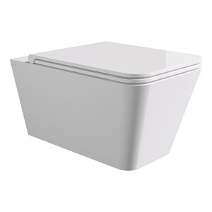 Изображение товара Подвесной безободковый унитаз Alice Hide Square 31210101 белый глянцевый
