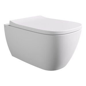 Изображение товара Унитаз Alice Wunder, 45000109, подвесной, безободковый, белый матовый