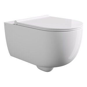 Изображение товара Унитаз подвесной Alice Unica 32240101SET безободковый, сиденье микролифт, белый