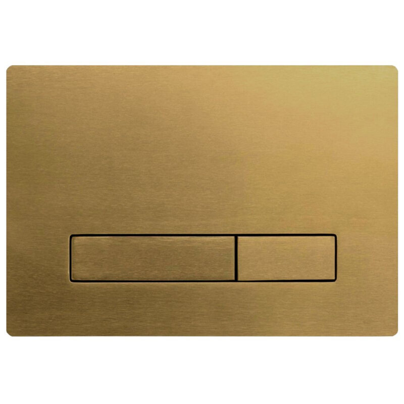 Изображение товара Клавиша смыва KKPol Vitrum Metal Slim 350/PSM/007-00-00 для унитаза и биде золотая