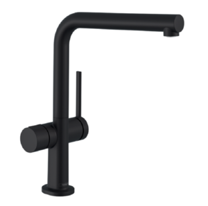 Изображение товара Смеситель для кухонной мойки Hansgrohe Talis, 72827670, с запорным вентилем, черный матовый