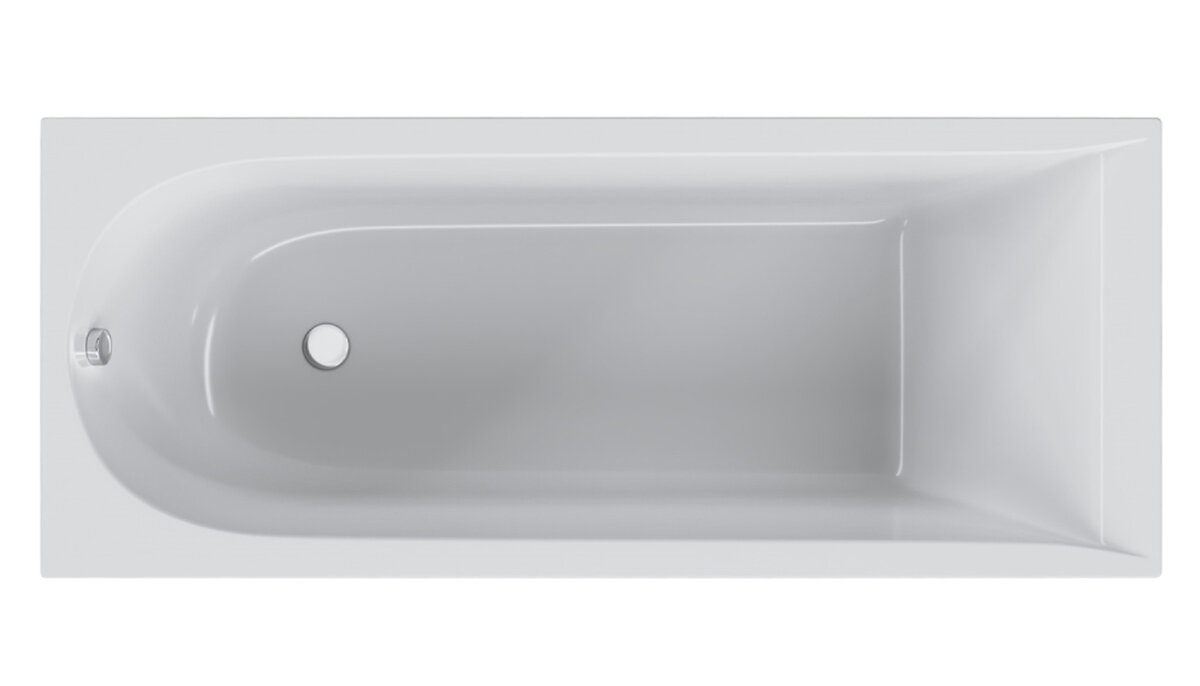Изображение товара Акриловая ванна Am.Pm Spirit 170x70 см, белая, современный дизайн