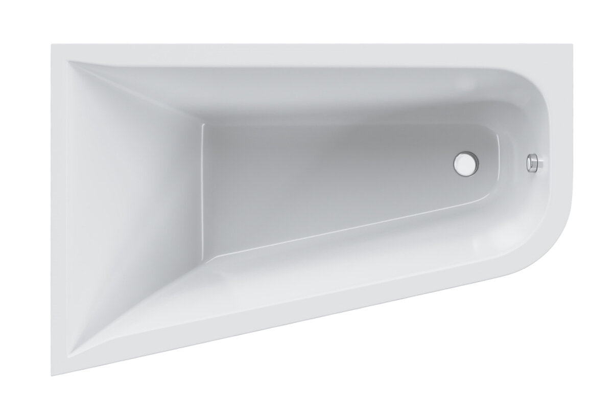 Изображение товара Акриловая угловая ванна Am.Pm Spirit 160x100 см, белая, Германия, премиум качество