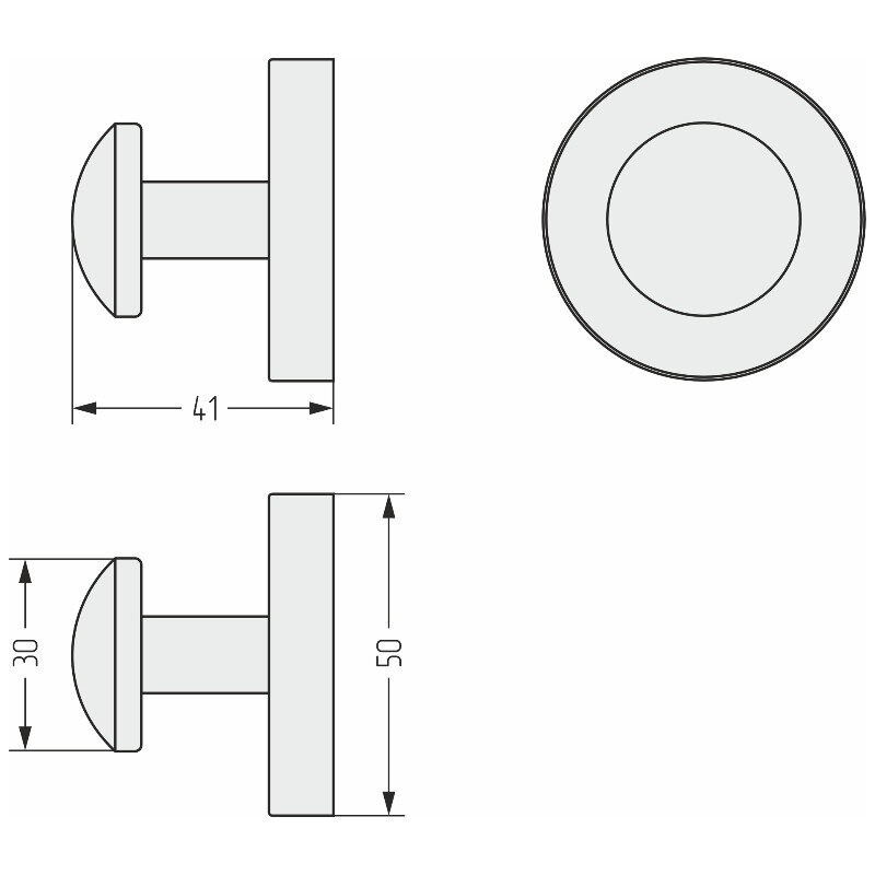 Изображение товара Вешалка настенная Сунержа Сфера белая матовая 50х50 см