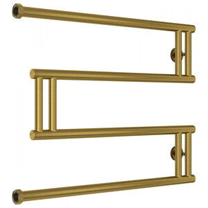 Изображение товара Полотенцесушитель водяной Сунержа High-Tech M+, высота 50 см, ширина 65 см, боковое подключение 50 см, цвет состаренная латунь, 051-4050-5065