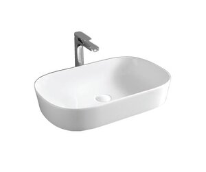 Изображение товара Раковина ArtCeram Ghost GHL002 01 00, 65 х 41.5 см, белый глянцевый