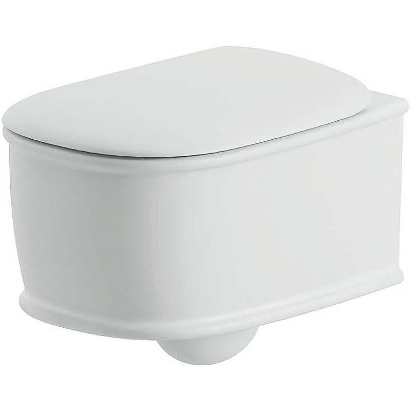 Изображение товара Подвесной безободковый унитаз ArtCeram Atelier ATV001 01 00 белый