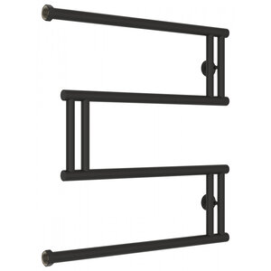 Изображение товара Полотенцесушитель водяной Сунержа High-Tech M+, высота 60 см, ширина 60 см, боковое подключение 60 см, цвет тёмный титан муар, 15-4050-6060