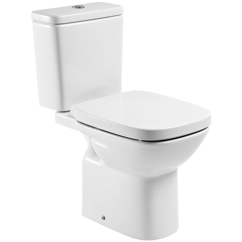 Изображение товара Напольный унитаз Roca Debba 34299700Y безободковый двухрежимный с биде и быстросъемным сиденьем