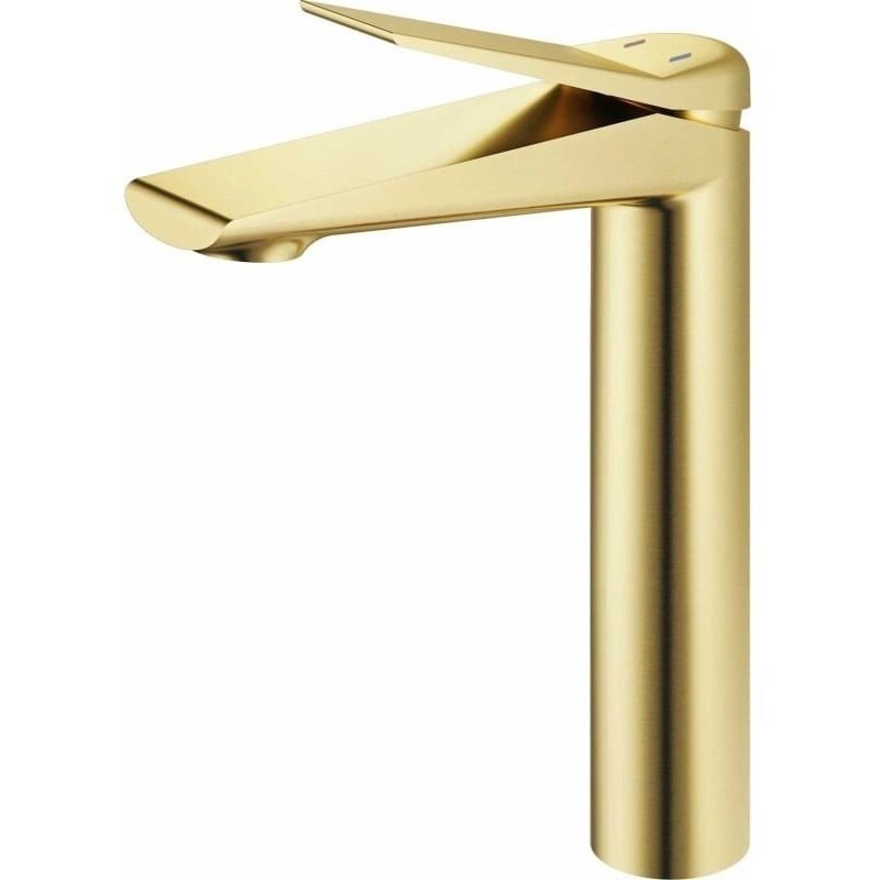 Изображение товара Смеситель Esko Shanghai SHA25Gold для раковины золото 10 лет гарантии