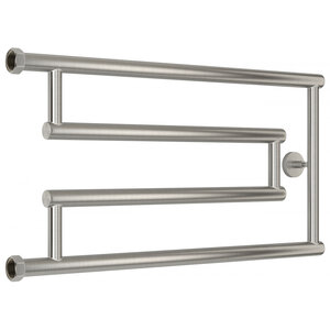 Изображение товара Полотенцесушитель водяной Сунержа High-Tech G+ 071-4051-3265, высота 32 см, ширина 65 см, боковое подключение 32 см, цвет сатин