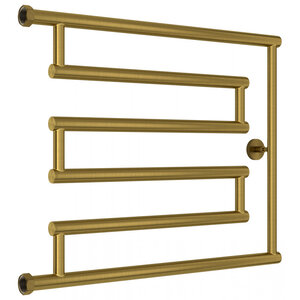 Изображение товара Полотенцесушитель водяной Сунержа High-Tech L+ 051-4052-5065, высота 50 см, ширина 65 см, боковое подключение 50 см, цвет состаренная латунь