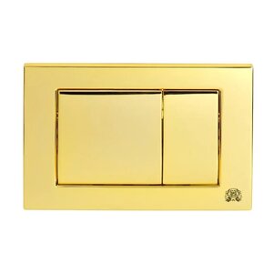 Изображение товара Клавиша смыва двойная для унитаза Migliore Metal Dual 20461 (ML.PLC-27.051.do) золото 