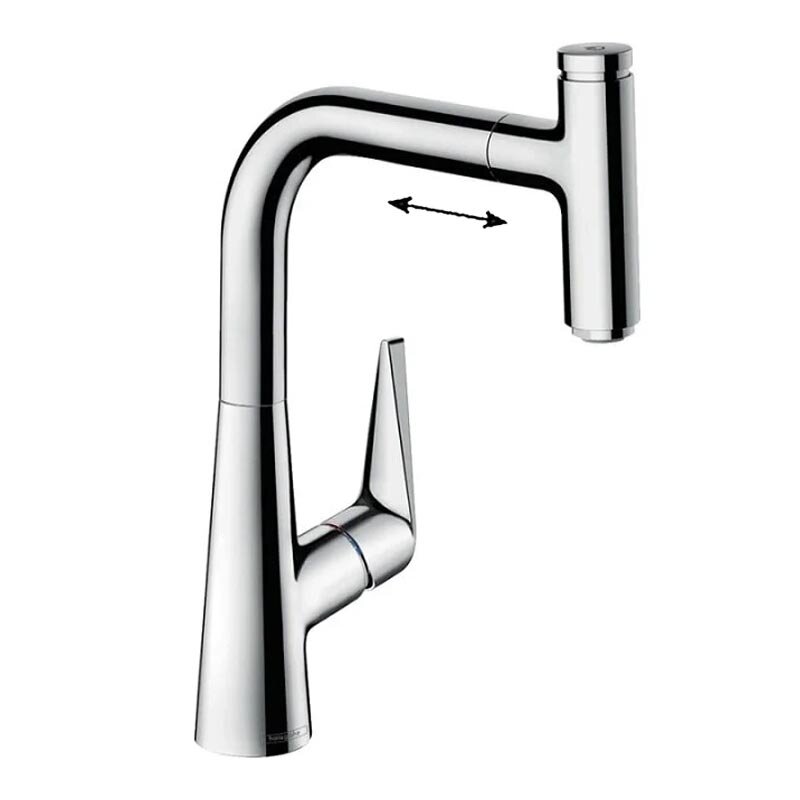 Изображение товара Смеситель для кухонной мойки Hansgrohe Talis Select с вытяжным изливом