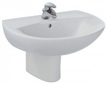 Изображение товара Раковина Jacob Delafon Patio E4159NG-00 белая 60x47 см угловая с переливом