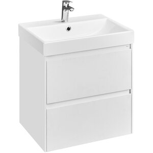 Изображение товара Тумба под раковину Roca Ona 60 см, A857613509, 2 ящика, подвесная, белый матовый