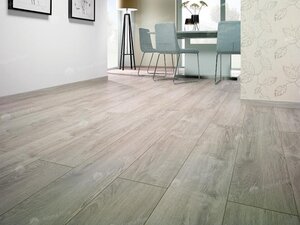 Изображение товара Ламинат Alpine Floor Homflor Strong, 619, планка 21.4 х 128.6 см, декор Sardinia Oak, замковый, 12 мм