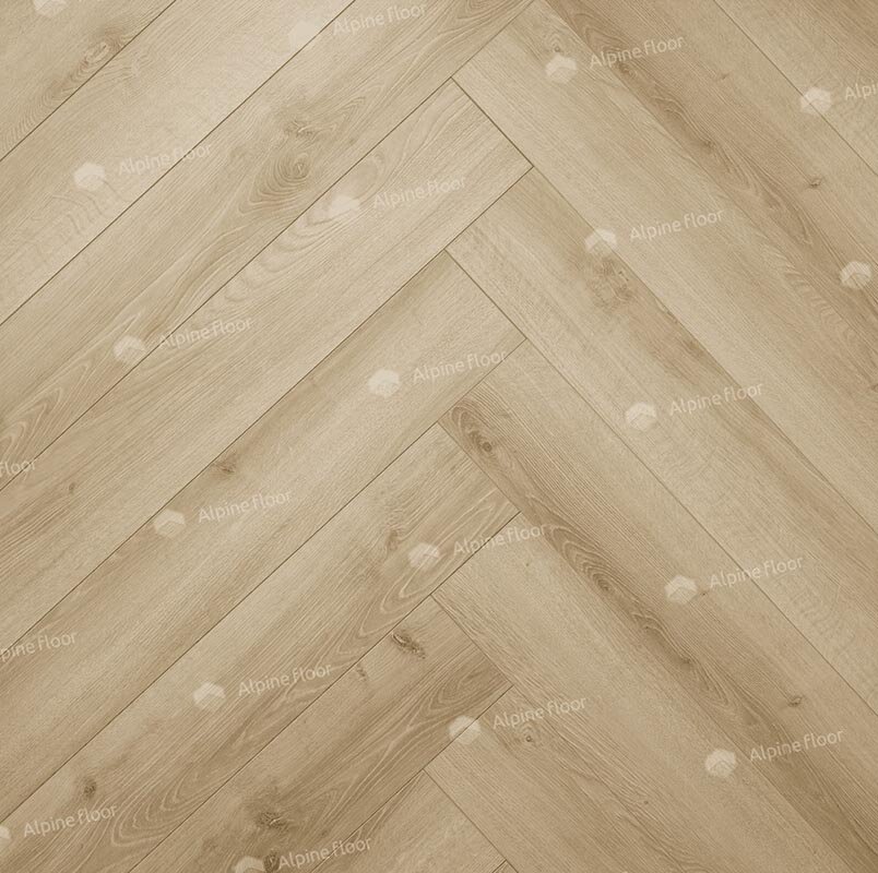 Изображение товара Ламинат Alpine Floor Homflor Herringbone 12 BR, 435, планка 14.3 х 64.4 см, декор Vicence, замковый, 12 мм