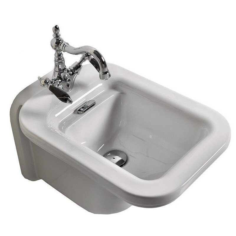 Изображение товара Подвесное биде Kerasan Waldorf 4125K1bi из фарфора, белый глянцевый, Италия