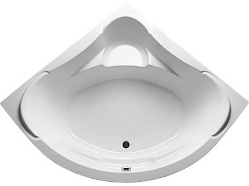 Изображение товара Угловая ванна 1MarKa Palermo 150x150 см, белая, 350 л, с подголовником