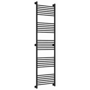 Изображение товара Полотенцесушитель водяной Сунержа Богема+ 31-0220-1950, высота 190 см, ширина 50 см, универсальное подключение, цвет матовый черный