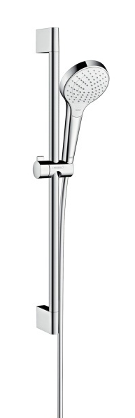 Изображение товара Душевой гарнитур Hansgrohe Croma Select S Vario 3 режима, хром, белый, 65 см