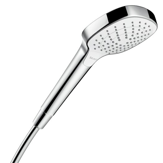 Изображение товара Ручной душ Hansgrohe 26812400 Croma Select E Vario, белый/хром Изображение товара Ручной душ Hansgrohe 26812400 Croma Select E Vario, белый/хром