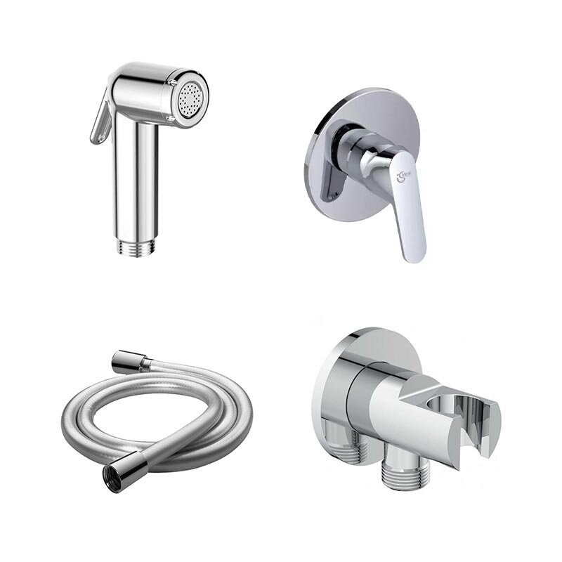 Изображение товара Гигиенический душ Ideal Standard A5960SET со смесителем хром Германия