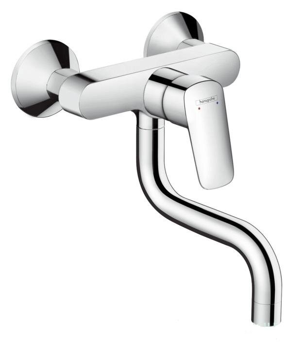 Изображение товара Смеситель для кухонной мойки Hansgrohe Logis 71836000 хром технологией AirPower