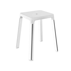 Изображение товара Табурет Keuco Axess 35082010051 хром белый напольный с гарантией 5 лет