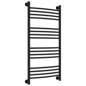 Изображение товара Полотенцесушитель водяной Сунержа Богема+ 31-0221-1050, высота 100 см, ширина 50 см, универсальное подключение, цвет матовый черный
