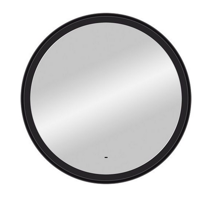 Изображение товара Зеркало Art&Max Napoli AM-Nap-1000-DS-F, 100 см, LED-подсветка, датчик движения, бесконтактный сенсор, цвет черный матовый