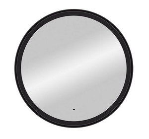 Изображение товара Зеркало с LED-подсветкой и сенсором Art&Max Napoli 100 см черный матовый