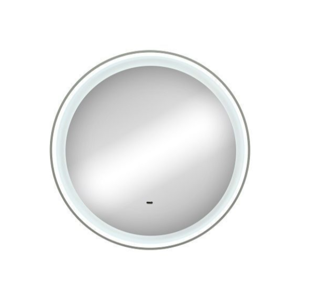 Изображение товара Зеркало Art&Max Napoli AM-Nap-600-DS-F-White, 60 см, LED-подсветка, датчик движения, бесконтактный сенсор, цвет белый матовый