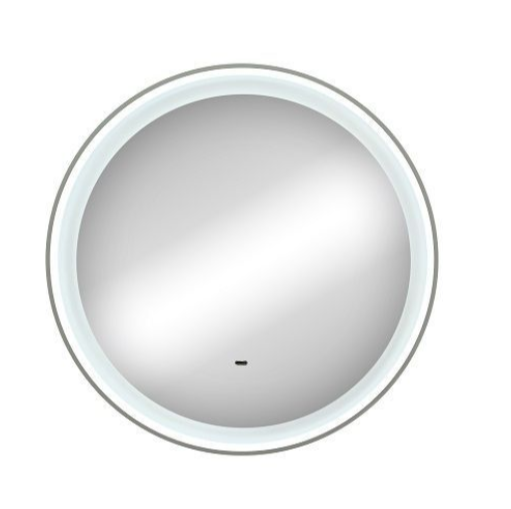 Изображение товара Зеркало Art&Max Napoli AM-Nap-800-DS-F-White, 80 см, LED-подсветка, датчик движения, бесконтактный сенсор, цвет белый матовый