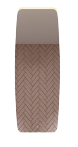 Изображение товара Зеркало Art&Max Forli AM-For-500-1200-DS-F с LED подсветкой, 50 см, сенсорный диммер, белый