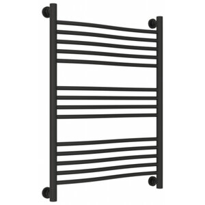 Изображение товара Полотенцесушитель водяной Сунержа Флюид+ 15-0222-8060, высота 80, ширина 60 см, универсальное подключение, цвет тёмный титан муар