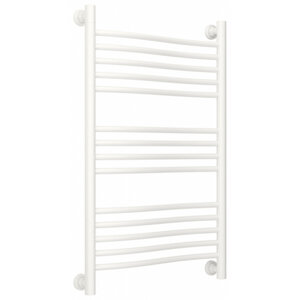 Изображение товара Полотенцесушитель водяной Сунержа Флюид+ 30-0222-8050, высота 80, ширина 50 см, универсальное подключение, цвет матовый белый