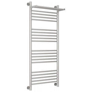 Изображение товара Полотенцесушитель водяной Сунержа Богема+ 071-0223-1250, высота 120 см, ширина 50 см, универсальное подключение, с полкой, цвет сатин