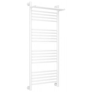 Изображение товара Полотенцесушитель водяной Сунержа Богема+ 12-0223-1250, высота 120 см, ширина 50 см, универсальное подключение, с полкой, цвет белый