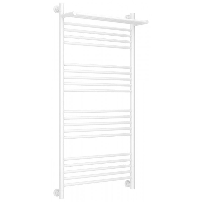 Изображение товара Полотенцесушитель водяной Сунержа Богема+ 120x60 с полкой белый Изображение товара Полотенцесушитель водяной Сунержа Богема+ 120x60 с полкой белый