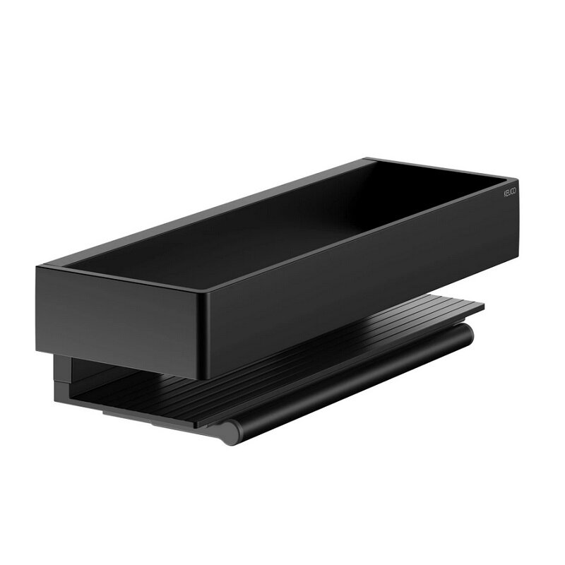 Изображение товара Keuco Edition 11 полка с стеклоочистителем, черный матовый, 30x9.5x8.2 см Изображение товара Keuco Edition 11 полка с стеклоочистителем, черный матовый, 30x9.5x8.2 см