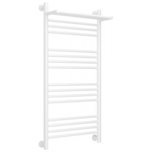 Изображение товара Полотенцесушитель водяной Сунержа Богема+ 30-0223-1050, высота 100 см, ширина 50 см, универсальное подключение, с полкой, цвет матовый белый