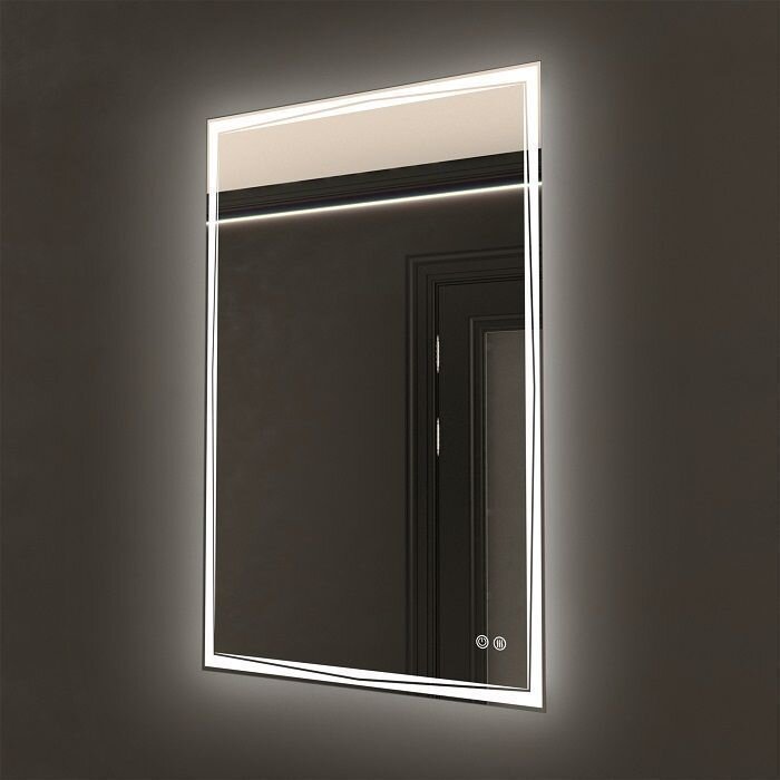Изображение товара Зеркало Art&Max Firenze AM-Fir-500-700-DS-F-H c LED-подсветкой и антизапотеванием Изображение товара Зеркало Art&Max Firenze AM-Fir-500-700-DS-F-H c LED-подсветкой и антизапотеванием