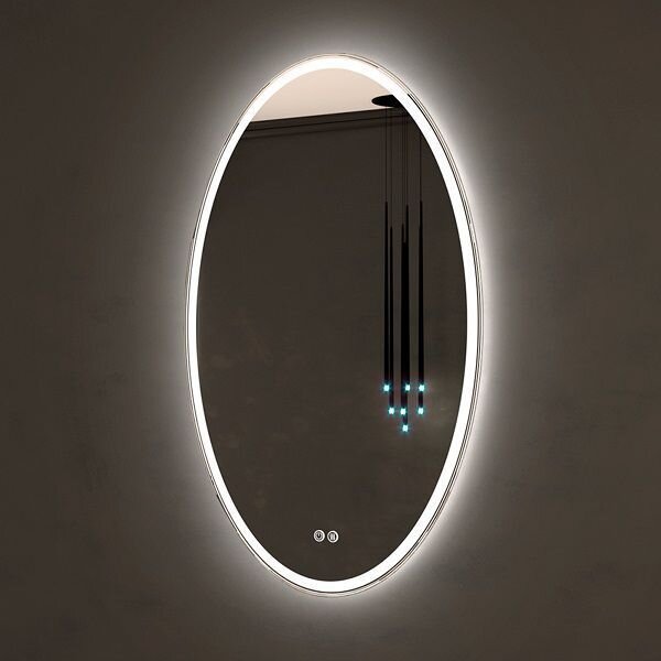 Изображение товара Зеркало с LED подсветкой Art&Max Palermo 60 см, сенсорный диммер и антизапотевание Изображение товара Зеркало с LED подсветкой Art&Max Palermo 60 см, сенсорный диммер и антизапотевание