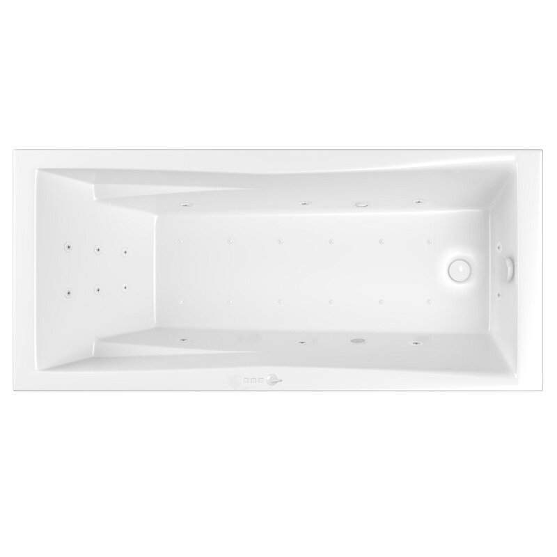 Изображение товара Ванна гидромассажная Whitecross Palace 0104.170075.100.ULTRA.WH, 170 x 75 см, форсунки белые Изображение товара Ванна гидромассажная Whitecross Palace 0104.170075.100.ULTRA.WH, 170 x 75 см, форсунки белые